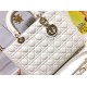 1:1 Replica Dior Lady Dior Large Quilted Lambskin Cannage Bag White Knockoff