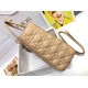 1:1 Replica Large Dior Lady Dior Quilted Lambskin Bag White Knockoff
