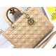 1:1 Replica Large Dior Lady Dior Quilted Lambskin Bag White Knockoff
