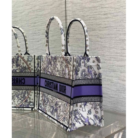 AAA Replica Dior Lucky Medium Dior Book Tote White Dior Night of Dreams Motif 1:1 Replica Dior Lucky Medium Dior Book Tote White Dior Night of Dreams Motif Knockoff