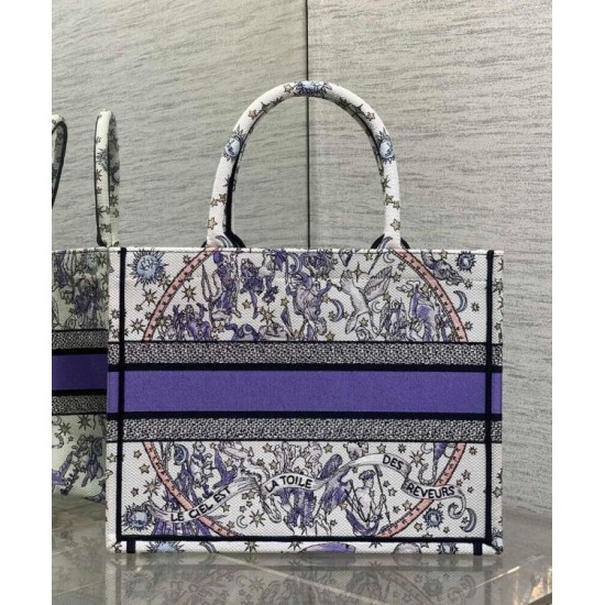AAA Replica Dior Lucky Medium Dior Book Tote White Dior Night of Dreams Motif 1:1 Replica Dior Lucky Medium Dior Book Tote White Dior Night of Dreams Motif Knockoff