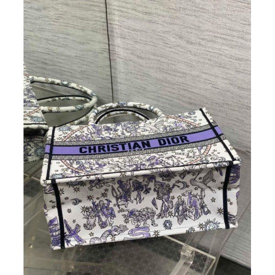 AAA Replica Dior Lucky Medium Dior Book Tote White Dior Night of Dreams Motif 1:1 Replica Dior Lucky Medium Dior Book Tote White Dior Night of Dreams Motif Knockoff