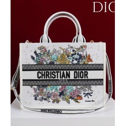 1:1 Replica Dior Lucky Medium Dior Book Tote White Knockoff