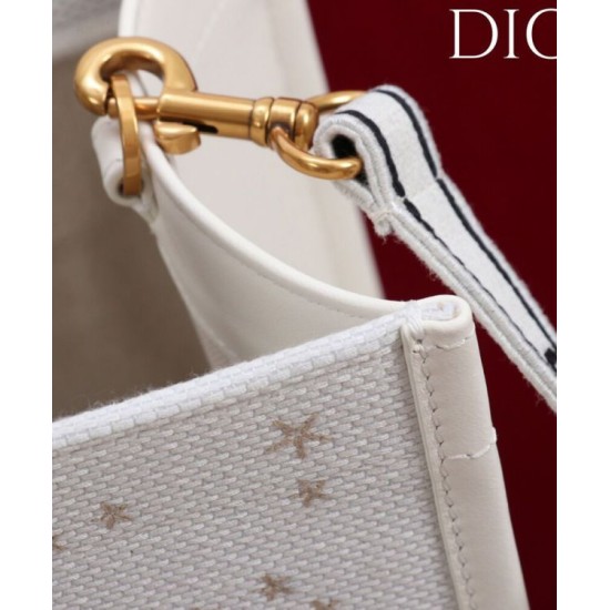 AAA Replica Dior Lucky Medium Dior Book Tote White 1:1 Replica Dior Lucky Medium Dior Book Tote White Knockoff