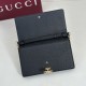 AAA Replica Gucci Half Horsebit Chain Wallet 855654 Black 1:1 Replica Gucci Half Horsebit Chain Wallet 855654 Black Knockoff