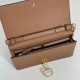 AAA Replica Gucci Half Horsebit Chain Wallet 855654 Brown 1:1 Replica Gucci Half Horsebit Chain Wallet 855654 Brown Knockoff