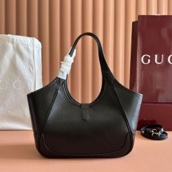 1:1 Replica Gucci Mercato Small Tote Bags 866646 Black Knockoff