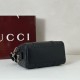 AAA Replica Gucci Men's Small GG Emblem Travel Bag 855789 Black 1:1 Replica Gucci Men's Small GG Emblem Travel Bag 855789 Black Knockoff