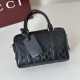 AAA Replica Gucci Men's Small GG Emblem Travel Bag 855789 Black 1:1 Replica Gucci Men's Small GG Emblem Travel Bag 855789 Black Knockoff