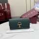 1:1 Replica Gucci Half Horsebit Continental Wallet 848791 Green Knockoff