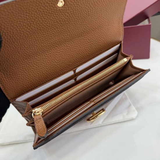 1:1 Replica Gucci Half Horsebit Continental Wallet 848791 Brown Knockoff