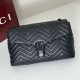 AAA Replica GG Marmont Large Crossbody Bag 850659 Black 1:1 Replica GG Marmont Large Crossbody Bag 850659 Black Knockoff