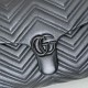 AAA Replica GG Marmont Large Crossbody Bag 850659 Black 1:1 Replica GG Marmont Large Crossbody Bag 850659 Black Knockoff