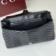 AAA Replica GG Marmont Large Crossbody Bag 850659 Black 1:1 Replica GG Marmont Large Crossbody Bag 850659 Black Knockoff