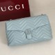 AAA Replica GG Marmont Large Crossbody Bag 850659 Blue 1:1 Replica GG Marmont Large Crossbody Bag 850659 Blue Knockoff