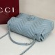 AAA Replica GG Marmont Large Crossbody Bag 850659 Blue 1:1 Replica GG Marmont Large Crossbody Bag 850659 Blue Knockoff