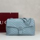 AAA Replica GG Marmont Large Crossbody Bag 850659 Blue 1:1 Replica GG Marmont Large Crossbody Bag 850659 Blue Knockoff