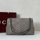 AAA Replica GG Marmont Large Crossbody Bag 850659 Grey 1:1 Replica GG Marmont Large Crossbody Bag 850659 Grey Knockoff