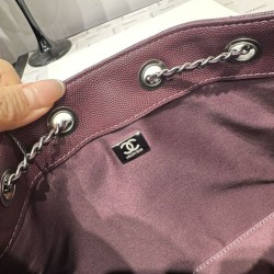 AAA Replica Chanel 25S Hobo Bag AS5293 Grained Calfskin Purple 1:1 Replica Chanel 25S Hobo Bag AS5293 Grained Calfskin Purple Knockoff