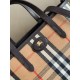 AAA Replica Burberry Mini Reversible Bloomsbury Check Tote Bag Black/Brown 1:1 Replica Burberry Mini Reversible Bloomsbury Check Tote Bag Black/Brown Knockoff
