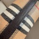 AAA Replica Burberry Mini Reversible Bloomsbury Check Tote Bag Black/Brown 1:1 Replica Burberry Mini Reversible Bloomsbury Check Tote Bag Black/Brown Knockoff