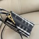 AAA Replica Burberry Mini Reversible Bloomsbury Check Tote Bag Black/Blue 1:1 Replica Burberry Mini Reversible Bloomsbury Check Tote Bag Black/Blue Knockoff