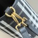 AAA Replica Burberry Mini Reversible Bloomsbury Check Tote Bag Black/Blue 1:1 Replica Burberry Mini Reversible Bloomsbury Check Tote Bag Black/Blue Knockoff