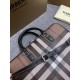 1:1 Replica Burberry Ainsworth Check Briefcase Dark Birch Brown Knockoff