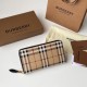 1:1 Replica Burberry Vintage Check E-canvas Zip Around Wallet Knockoff
