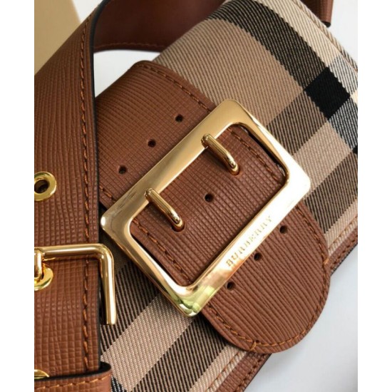 AAA Replica Burberry Small Buckle Crossbody Bag Coffee 1:1 Replica Burberry Small Buckle Crossbody Bag Coffee Knockoff