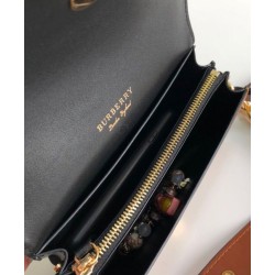 1:1 Replica Burberry Small Buckle Crossbody Bag Coffee Knockoff