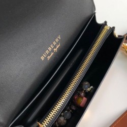1:1 Replica Burberry Small Buckle Crossbody Bag Coffee Knockoff
