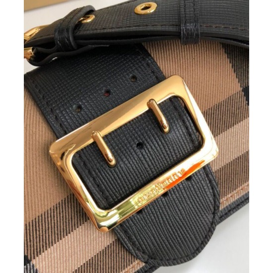 AAA Replica Burberry Small Buckle Crossbody Bag Black 1:1 Replica Burberry Small Buckle Crossbody Bag Black Knockoff