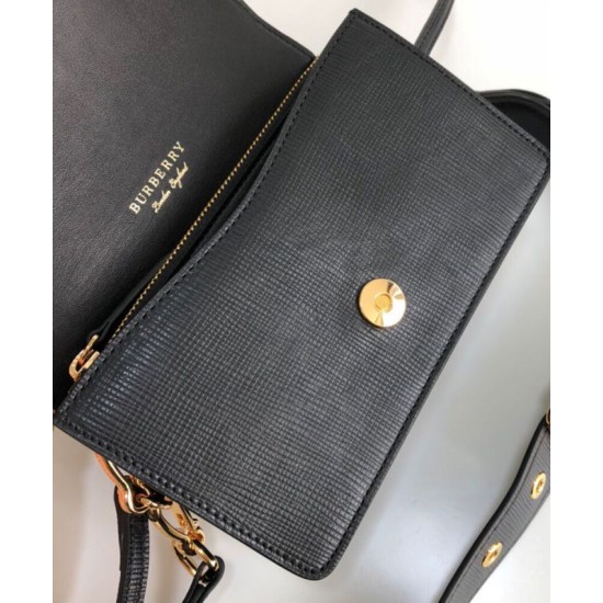 AAA Replica Burberry Small Buckle Crossbody Bag Black 1:1 Replica Burberry Small Buckle Crossbody Bag Black Knockoff
