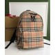 AAA Replica Burberry Check Backpack Apricot 1:1 Replica Burberry Check Backpack Apricot Knockoff