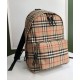 AAA Replica Burberry Check Backpack Apricot 1:1 Replica Burberry Check Backpack Apricot Knockoff