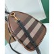 AAA Replica Burberry Medium Check Bowling Bag Brown 1:1 Replica Burberry Medium Check Bowling Bag Brown Knockoff