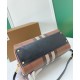AAA Replica Burberry Medium Check Bowling Bag Brown 1:1 Replica Burberry Medium Check Bowling Bag Brown Knockoff