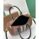 AAA Replica Burberry Medium Check Bowling Bag Brown 1:1 Replica Burberry Medium Check Bowling Bag Brown Knockoff