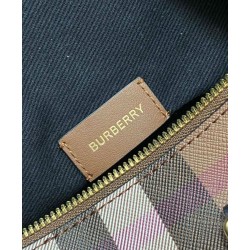 AAA Replica Burberry Medium Check Bowling Bag Brown 1:1 Replica Burberry Medium Check Bowling Bag Brown Knockoff