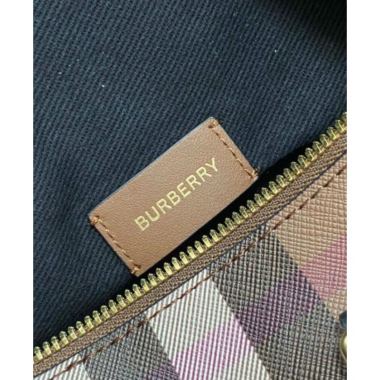 AAA Replica Burberry Medium Check Bowling Bag Brown 1:1 Replica Burberry Medium Check Bowling Bag Brown Knockoff