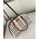 AAA Replica Burberry Canvas Highlands Bowling Handbag Dark Coffee 1:1 Replica Burberry Canvas Highlands Bowling Handbag Dark Coffee Knockoff