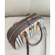 AAA Replica Burberry Canvas Highlands Bowling Handbag Dark Coffee 1:1 Replica Burberry Canvas Highlands Bowling Handbag Dark Coffee Knockoff