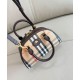 AAA Replica Burberry Highlands Mini Tote Bag Burberry Check Dark Coffee 1:1 Replica Burberry Highlands Mini Tote Bag Burberry Check Dark Coffee Knockoff