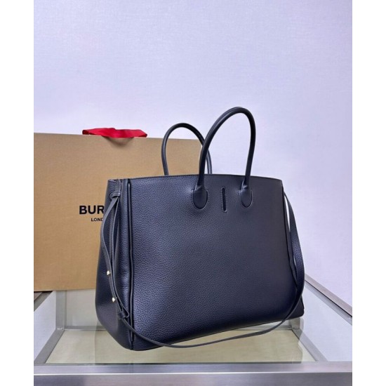 AAA Replica Burberry Medium Rocking Horse Tote Bag Black 1:1 Replica Burberry Medium Rocking Horse Tote Bag Black Knockoff