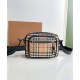 AAA Replica Burberry Vintage Check Shoulder Bag Apricot 1:1 Replica Burberry Vintage Check Shoulder Bag Apricot Knockoff