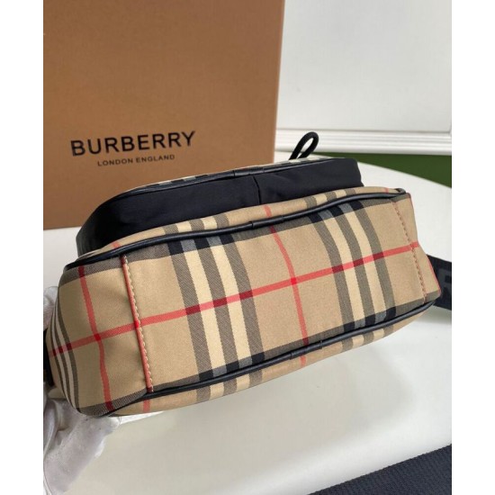 AAA Replica Burberry Vintage Check Shoulder Bag Apricot 1:1 Replica Burberry Vintage Check Shoulder Bag Apricot Knockoff