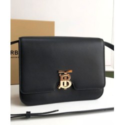 1:1 Replica Crossbody Bag Burberry Medium TB Bag Black Knockoff