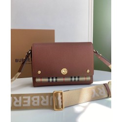 1:1 Replica Burberry Vintage Check Note Shoulder Bag Coffee Knockoff