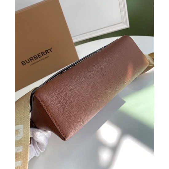 AAA Replica Burberry Vintage Check Note Shoulder Bag Coffee 1:1 Replica Burberry Vintage Check Note Shoulder Bag Coffee Knockoff